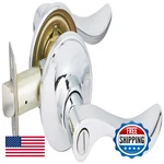 Schlage Series Privacy Door Lever Finish Bright Chrome J40SEV625. Fixed Price $40.46.