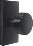 Matte Black Interior Door Knob, Modern Passage Rectangle Handles For Hall. Fixed Price $34.95.