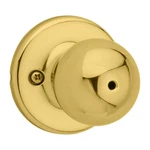 Kwikset 93001-873 Classic Polo Interior Privacy Door Knob With Lock, Brass. Fixed Price $22.99.