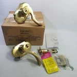 Assa Abloy Emtek Cortina 5108 Lh US7 Brass #8 Style Rosette Key Lever. Fixed Price $49.99.