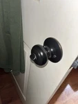 Amazon Basics, Privacy Door Knob, Oiled Black Color, 6082-BK Nbl. Fixed Price $18.00.
