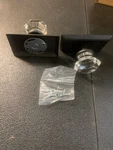 Emtek 8521OTUS19 Old Town Dummy Knob Set, Rectangular Rose - Flat Black. Fixed Price $149.99.