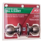 Ace Ball Antique Brass Passage Door Knob. Fixed Price $8.99.