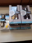 4-SCHLAGE Orbit Commercial Door Privacy Lock Satin Chrome. 1 Defiant Knob.. Fixed Price $24.00.