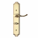 Door Lock Bright Solid Brass Lever Entrance Set Renovators Supply. Fixed Price $366.99.