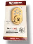 New Kwikset 910 Smartcode Z-wave Signature Series Deadbolt Polished Brass. Fixed Price $99.99.
