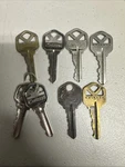 (8) Kwikset Keys Cut House Lock. Fixed Price $40.00.