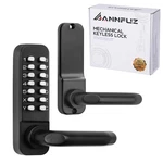 Annfuz Single Sided Mechanical Keypad Entry Lever Lock,keyless Push Button Co.... Fixed Price $122.27.