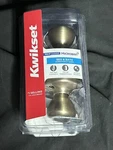 Kwikset Microban Bed & Bath Door Knob Antique Bronze 93001-869 300T 5 Cp V1. Fixed Price $16.95.