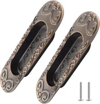Biaungdo 2 Pcs 4.13" European Recessed Flush Pull Handle, Stainless Steel Slidin. Fixed Price $14.30.
