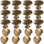 Hugolem 20 Pack Brass Round Antique Kitchen Cabinet Knobs Cupboard Door. Fixed Price $30.63.