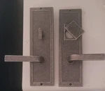 Rocky Mountain Hardware Solid Bronze, Designer Door Entry Set. Fixed Price $400.00.