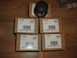 5 Schlage Plymouth F170 Universal Dummy Door Knob Oil Rubbed Bronze Handle. Fixed Price $28.00.