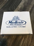 Maxgrade Aged Bronze Privacy Push Button Lock Door Knob Pull Hardware Reversible. Fixed Price $5.88.