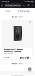 Schlage Keyless Touchscreen Deadbolt Century Trim Matte Black. Fixed Price $130.00.