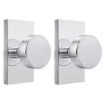 Newlaking Polished Chrome Zinc Alloy Dummy Door Knob Round Non-locking 2-PACK. Fixed Price $84.58.