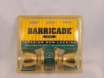 Nip Barricade By Yale Interior Non-locking Door Knob Set. Fixed Price $9.97.