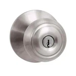 New Defiant Hartford Satin Nickel Keyed Entry Door Knob. Fixed Price $14.99.