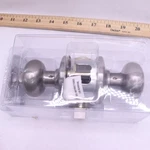 Delaney Aubryn Privacy Lock Set For Bedroom And Bathroom Satin Nickel 312522. Fixed Price $20.52.