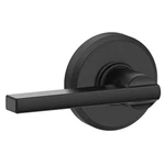 Schlage Latitude Passage Door 2 Lever Set F10LATGSN Matte Black New. Fixed Price $40.00.