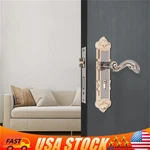 Euro Antique Security Entry Lever Door Dual Knob Handle W/ Keys. Fixed Price $35.14.