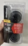 Kwikset Double-cylinder Deadbolt Keyed Matte Black. Fixed Price $11.50.