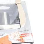 Defiant Keyed Entry Door Lever With Square Rose Satin Nickel 1009429107. Fixed Price $14.38.