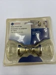 Hickory Hardware Replacement Glass Polished Brass Door Knob 1140 New Sealed Nos. Fixed Price $11.66.