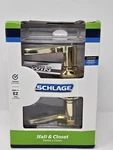 Schlage Accent Hall & Closet Door Lever Gold Color F10VACC619 New. Fixed Price $19.99.