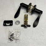 Kwikset Layton Privacy Levers Adjustable Backset Matte Black 9SL30000-095. Fixed Price $17.92.