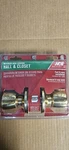 Ace Tulip Hall & Closet Interior Passage Door Knob Polished Brass Non Locking. Fixed Price $16.95.