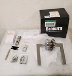 Delaney Hardware Bravura Charlotte Privacy Lever In Bright Chrome Rectangle Trim. Fixed Price $39.99.
