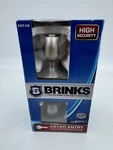 Brinks 2107-119 Keyed Entry Exterior Doorknob, Satin Nickel New. Fixed Price $10.46.