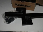 Kwikset 300BRNL Sqt 514 6AL Rcs Breton Matte Black Passage Handle. Fixed Price $28.18.
