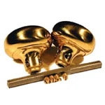 Progressive 2600/3 - 1/4 Replacement Knob Set Solid Brass. Fixed Price $19.99.