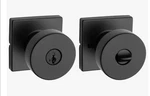 Kwikset Entry Pismo 740PSK Keyed Front Door Knob Matte Black 97402-858. Fixed Price $28.00.