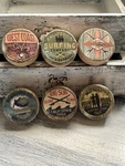 Retro Surf Coastal Cabinet Knobs Furniture Replacement Drawer Pulls Set. Fixed Price $38.00.