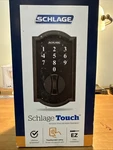 Schlage Touch Aged Bronze Camelot Deadbolt - BE375VCAM716. Fixed Price $90.00.