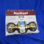 New Kwikset Tylo Bed & Bath Door Knob 300P 3CP 93001-500 Bright Brass Finish LB2. Fixed Price $14.24.