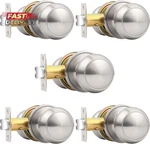 Probrico Brushed Nickel Passage Door Knobs Round Handles For Hall Closet. Fixed Price $50.43.