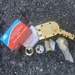 Rim Advanced Security Zinc Alloy Deadlock Solid Brass Cylinder 2 Keys. Fixed Price $30.00.