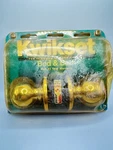 Kwikset 300P Cp Hall Closet Shiny Brass Usa New. Fixed Price $7.81.