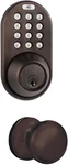 TFK-02OB Electronic Keyless Entry Door Knob With Keypad, Auto-lock Triple Securi. Fixed Price $98.99.