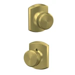 Schlage F10 Bwe 608 Grw Bowery Door Knob Greenwich Trim Hall Closet Passage. Fixed Price $69.27.