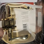 Honeywell Safes & Door Locks 8106002 Wave Privacy Lever, Polished Brass Ob. Fixed Price $31.00.