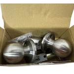 Copper Creek BK2020SS Colonial Ball Passage Door Knob Satin Stainless Open Box. Fixed Price $10.73.