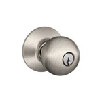 Schlage F80ORB619 F80-ORB Orbit Storeroom Door Knob Set, Satin Nickel. Fixed Price $76.58.