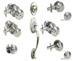 Satin Nickel Door Knob Round Entrance Privacy Passage Deadbolt Brushed Locks Key. Fixed Price $70.99.