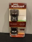 Kwikset 720J 501 Cp, Juno Passage Knobset, Decorative Rosette, Rustic Bronze. Fixed Price $8.99.