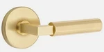 Emtek 5209US4.LSUS4.KNUS4.RH Knurled L-square Right Handed Privacy Door Lever Se. Fixed Price $179.00.
